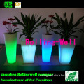 Plastic LED Plant Pot for Home